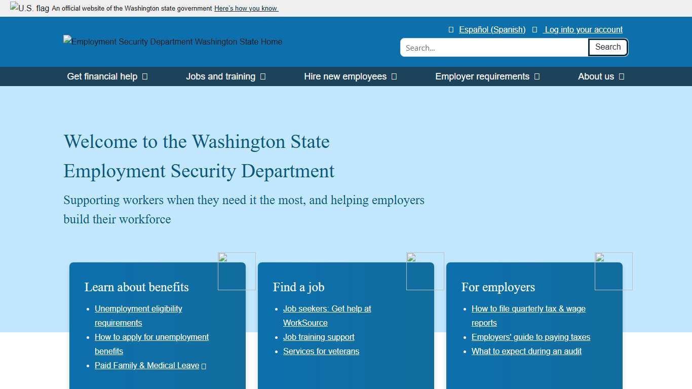 Home Employment Security Department